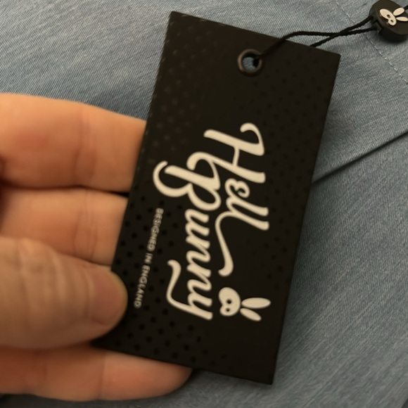 NWT HELL BUNNY UTAH PINUP SHORTS - Picture 3 of 3